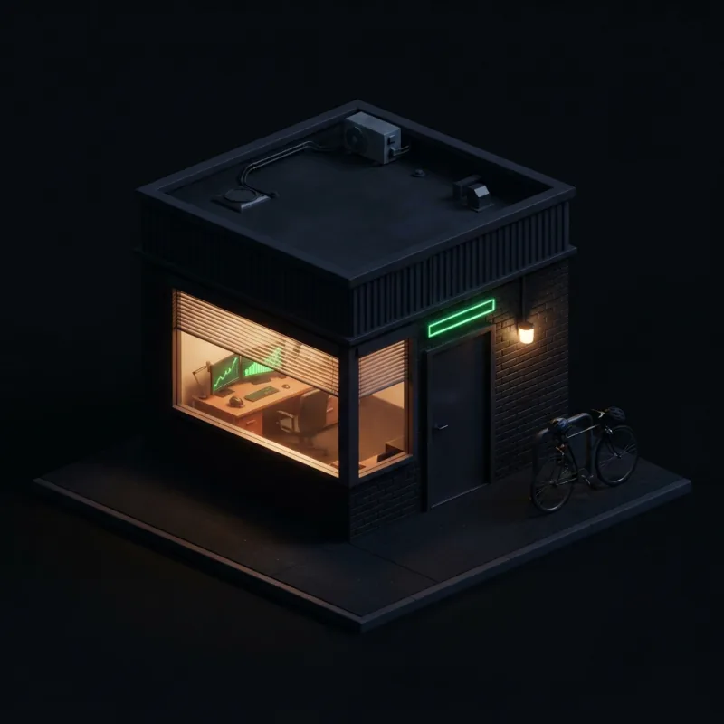 Small Office, night