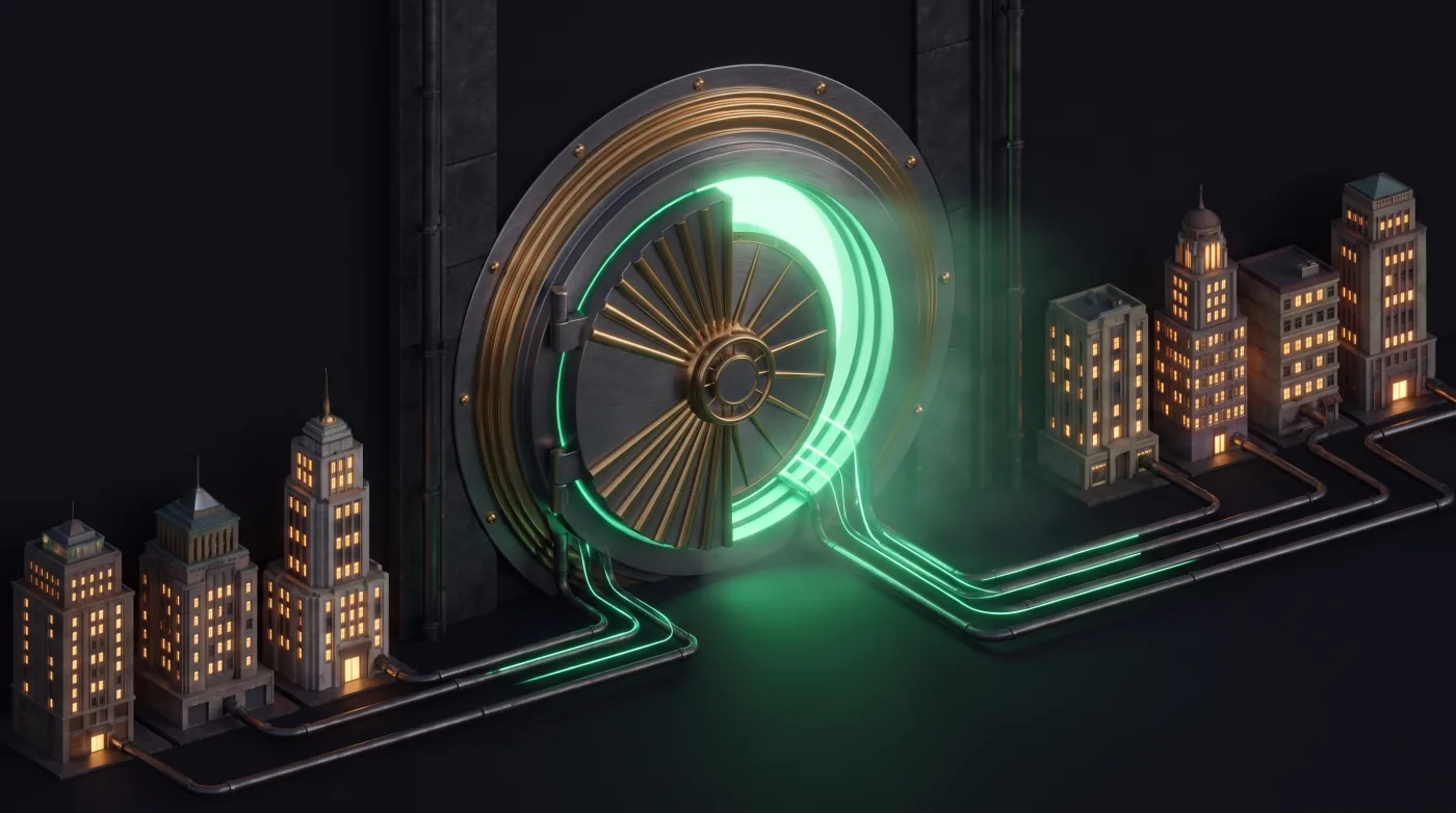 The reward vault streaming to buildings